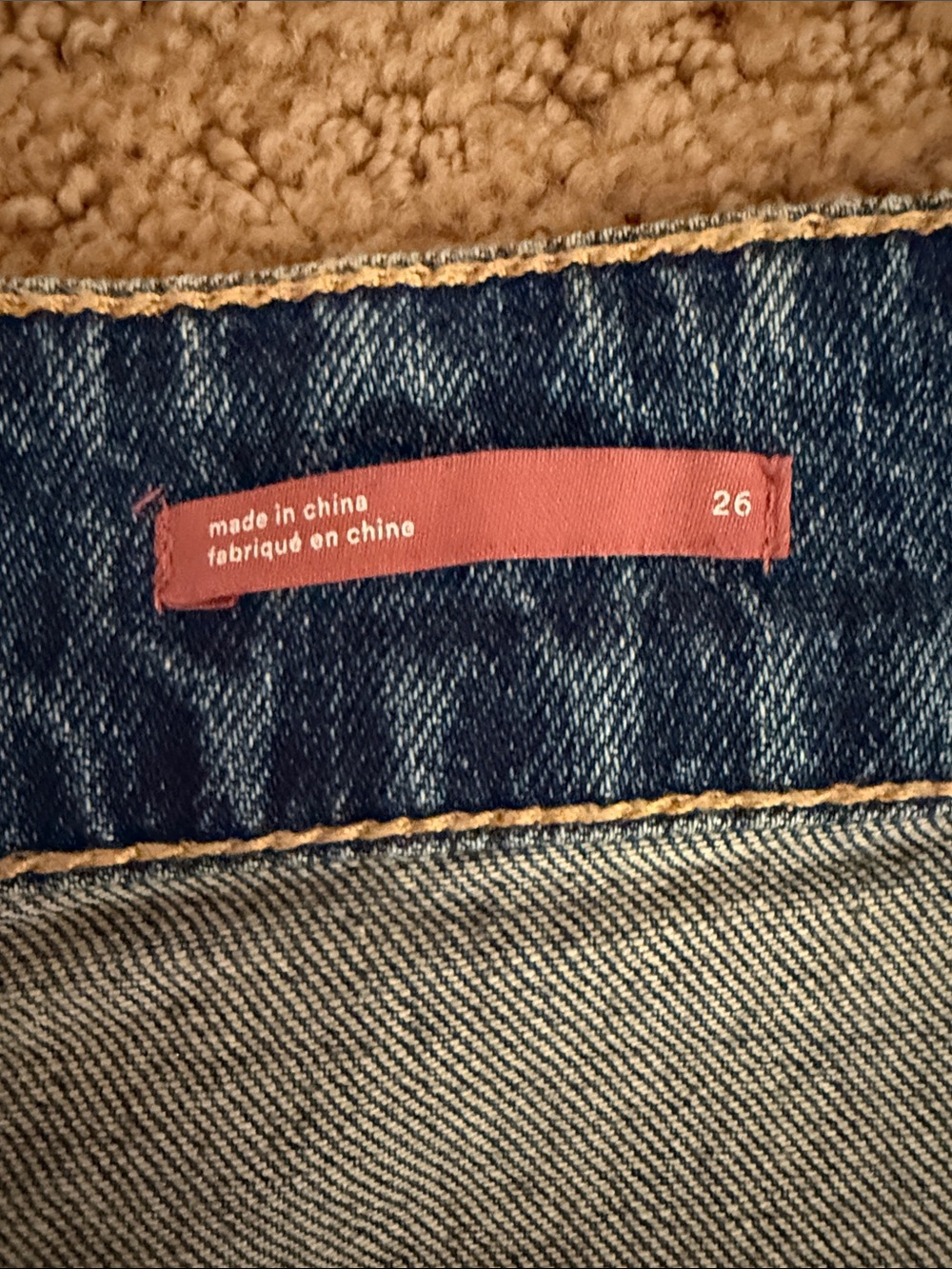 Pilcro Patchwork Blue Denim Jeans - Picture 5 of 5